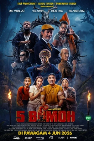 Poster phim 5 thầy pháp